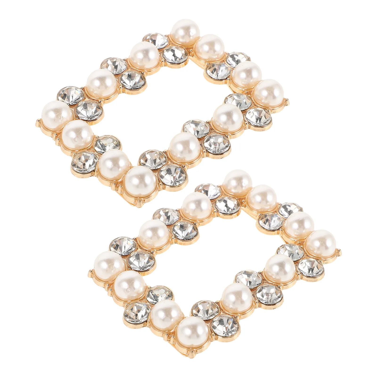 1Pair Rectangle Rhinestone Shoe Clips Crystal Sparkly Buckles Removable Bridal Wedding Shoe Charms Accessories for Banquet
1Pair Rectangle Rhinestone Shoe Clips Crystal Sparkly Buckles Removable Bridal Wedding Shoe Charms Accessories for Banquet