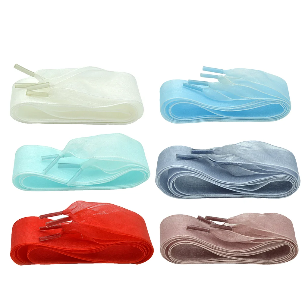 6 Pairs Harajuku Shoe Laces Shoelaces Elastic Flat for Sneakers 120x25cm Wide Chiffon
6 Pairs Harajuku Shoe Laces Shoelaces Elastic Flat for Sneakers 120x25cm Wide Chiffon