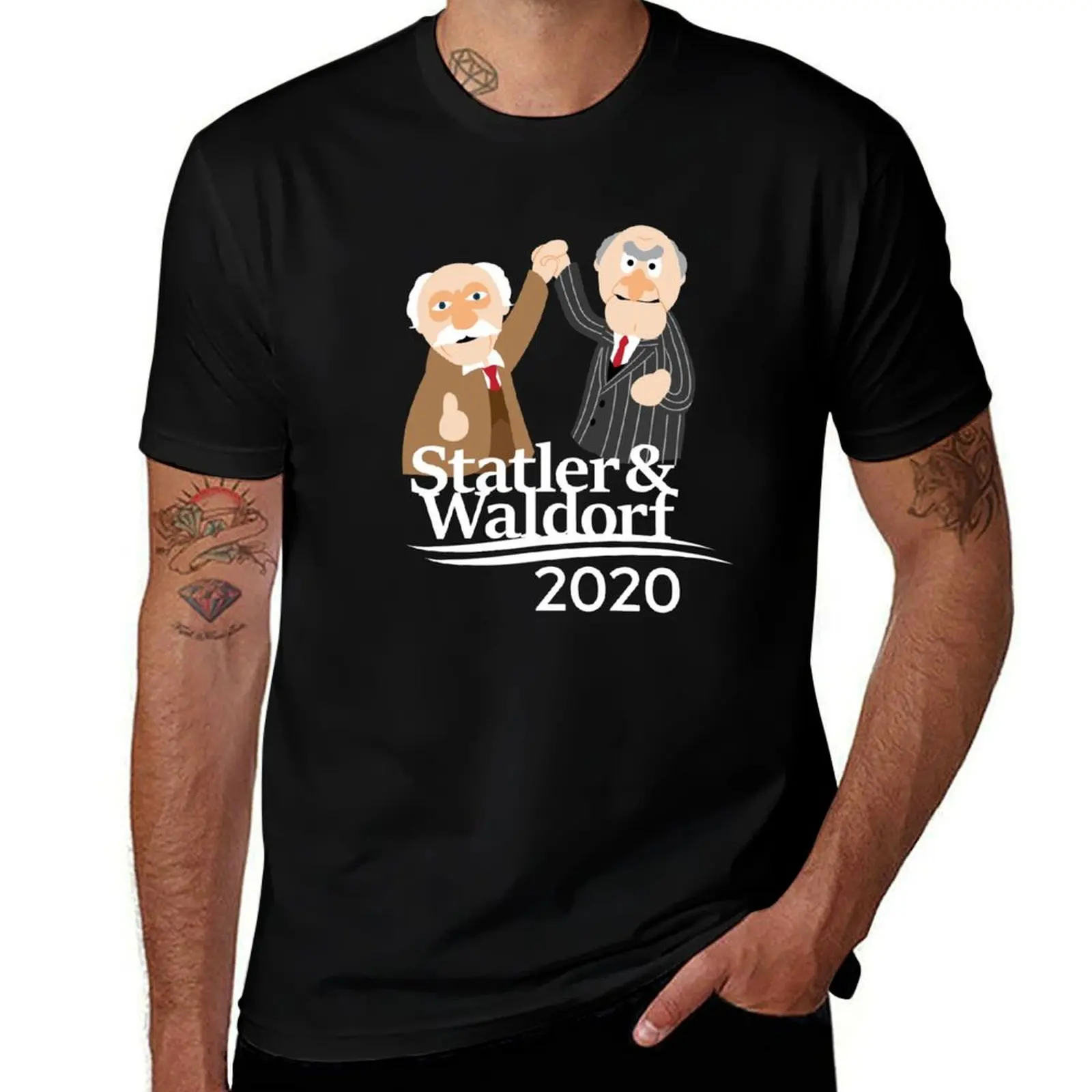 Statler & Waldorf 2020 T-Shirt new gifts and t-shirts cotton graphic tees blacks hippie clothes men workout shirt
Statler & Waldorf 2020 T-Shirt new gifts and t-shirts cotton graphic tees blacks hippie clothes men workout shirt