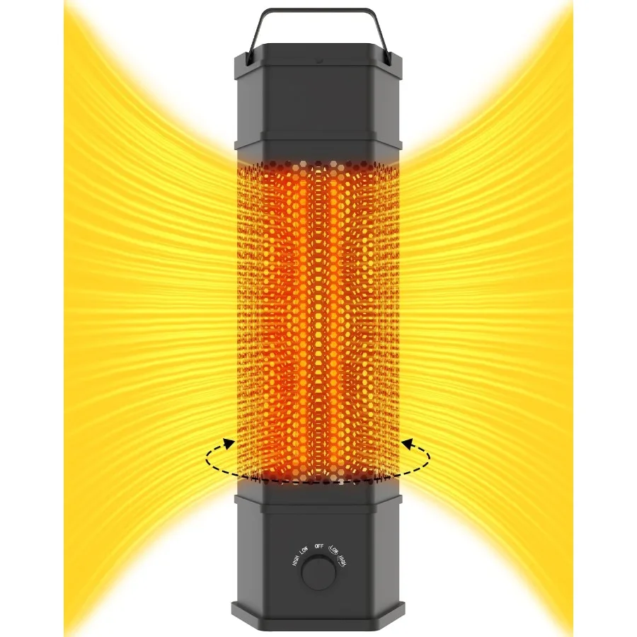 Электрический обогреватель для патио, для использования в помещении, на 360 градусов, универсальный обогреватель, 1500 Вт, инфракрасный башенный обогреватель, защита от перегрева, портативный
Электрический обогреватель для патио, для использования в помещении, на 360 градусов, универсальный обогреватель, 1500 Вт, инфракрасный башенный обогреватель, защита от перегрева, портативный