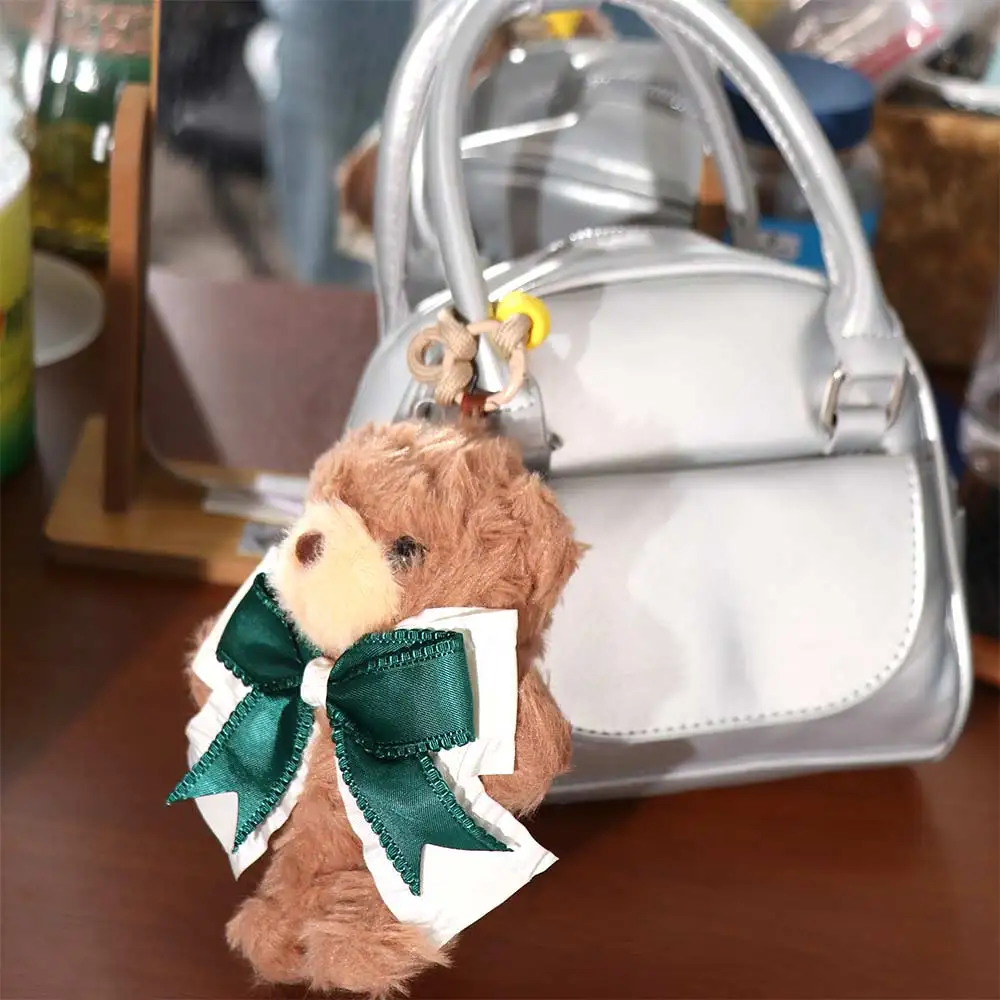 Creative PP Cotton Bowknot Bear Plush Toy Fluffy Interactive Little Bear Keychain Ins Collection Bear Bag Pendant Home Decor
Creative PP Cotton Bowknot Bear Plush Toy Fluffy Interactive Little Bear Keychain Ins Collection Bear Bag Pendant Home Decor