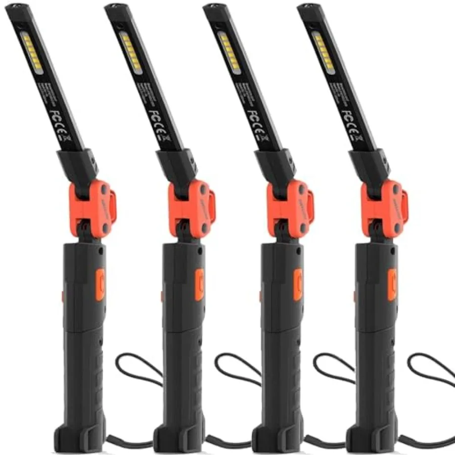 Rechargeable LED Work Light, 400LM Mechanic Work Light, Magnetic Flashlight with 230° Rotate and Hook Led Work Light for Car Re
Rechargeable LED Work Light, 400LM Mechanic Work Light, Magnetic Flashlight with 230° Rotate and Hook Led Work Light for Car Re