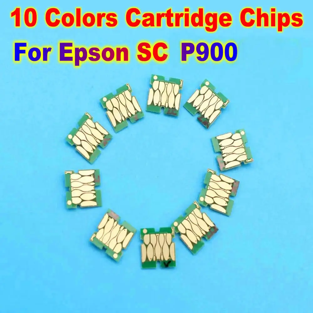 10 Colors T47A1-T47AD Ink Cartridge Chip P900 Chips for Epson SureColor P900 Printer Refill Ink Cartridge Chips IC Replacement
10 Colors T47A1-T47AD Ink Cartridge Chip P900 Chips for Epson SureColor P900 Printer Refill Ink Cartridge Chips IC Replacement