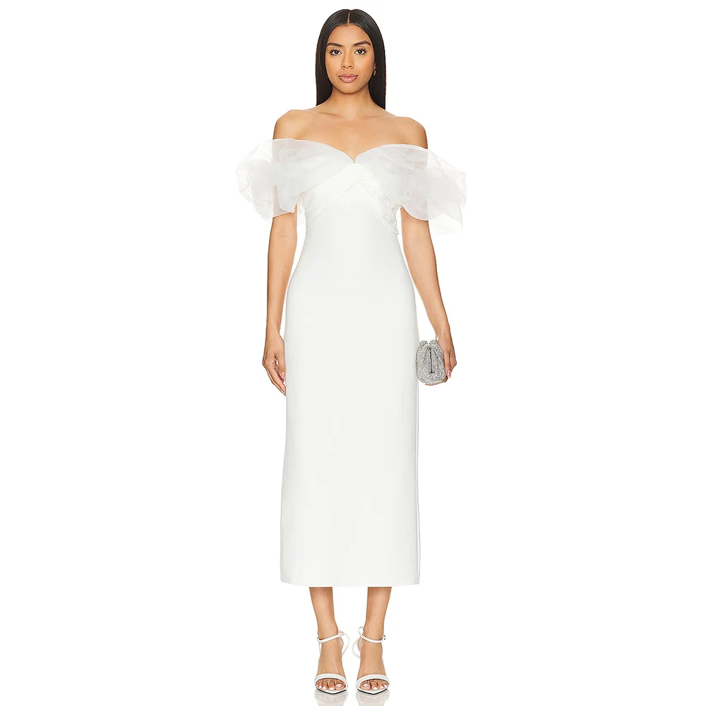 Elegant Traditional Wedding Dresses Jersey Sheath/Column 2024 Bridal Gown White Net Off-the-shoulder Pleat Engagement Dress Midi
Elegant Traditional Wedding Dresses Jersey Sheath/Column 2024 Bridal Gown White Net Off-the-shoulder Pleat Engagement Dress Midi