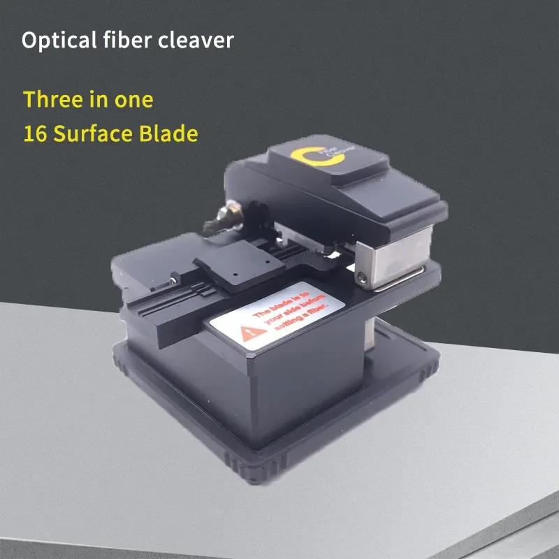 Optical Fiber Cutting Cleaver, 3 in 1, 16 Surface Blade, FTTT High Precision Fiber Optic Cutter Knife Tools,
Optical Fiber Cutting Cleaver, 3 in 1, 16 Surface Blade, FTTT High Precision Fiber Optic Cutter Knife Tools,