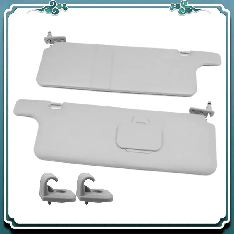 Premium Front L+R Interior Sunvisor Sun Visor With Hook Clip For Mitsubishi Pajero Montero Shogun MKII V31 V32 V33
Premium Front L+R Interior Sunvisor Sun Visor With Hook Clip For Mitsubishi Pajero Montero Shogun MKII V31 V32 V33