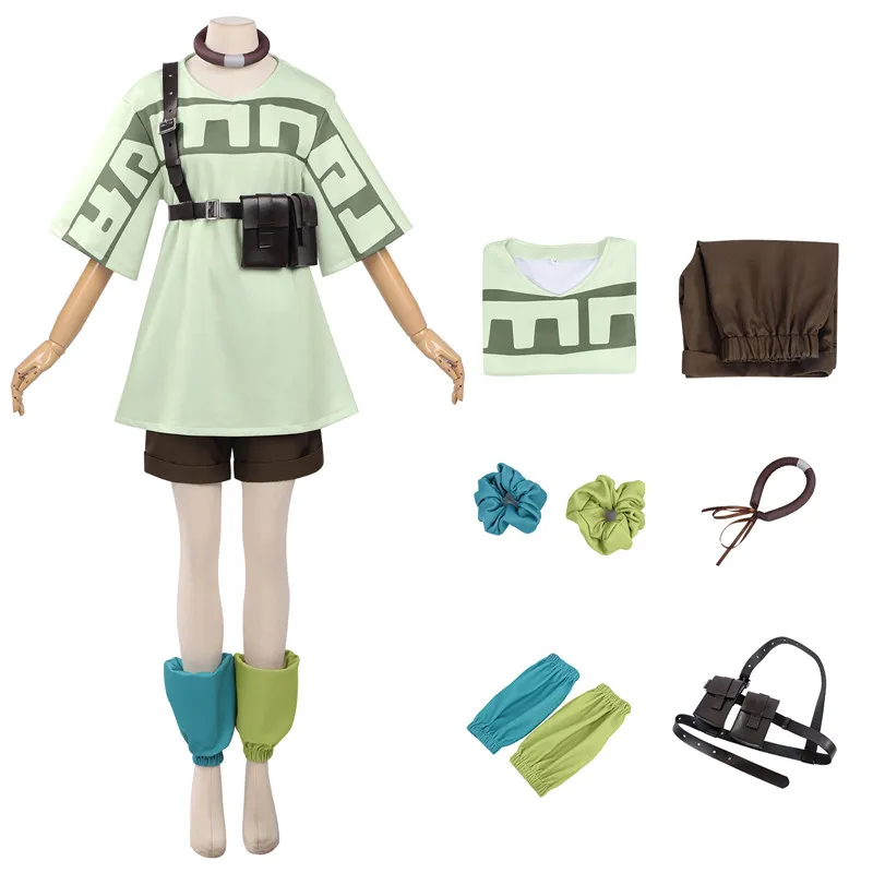 AwwwCos Anime Rem Cosplay Costume Full Set Unisex Oversized T-shirt Shorts with Waist Bag Leg Warmers for Adult HalloweenParty
AwwwCos Anime Rem Cosplay Costume Full Set Unisex Oversized T-shirt Shorts with Waist Bag Leg Warmers for Adult HalloweenParty