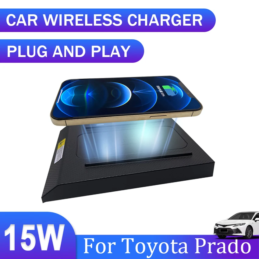 15W Car QI Wireless Charger For Toyota Prado 2018~2020 2021 Accessories Interior Special Mobile Phone Fast Charging Plate Panel
15W Car QI Wireless Charger For Toyota Prado 2018~2020 2021 Accessories Interior Special Mobile Phone Fast Charging Plate Panel