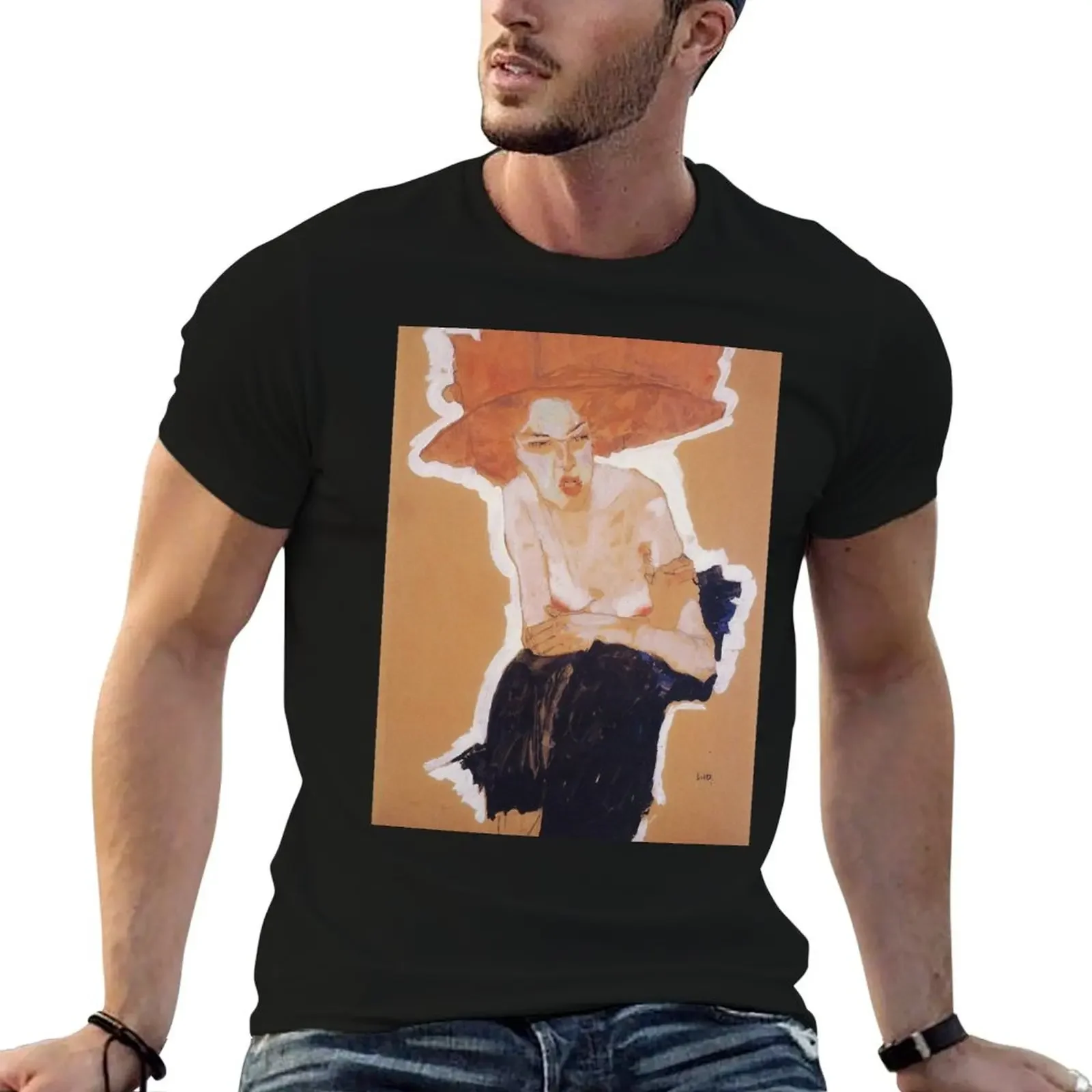 Egon Schiele - The Scornful Woman 1910 T-Shirt Louboutins oversized quick-drying oversized t shirts for men
Egon Schiele - The Scornful Woman 1910 T-Shirt Louboutins oversized quick-drying oversized t shirts for men