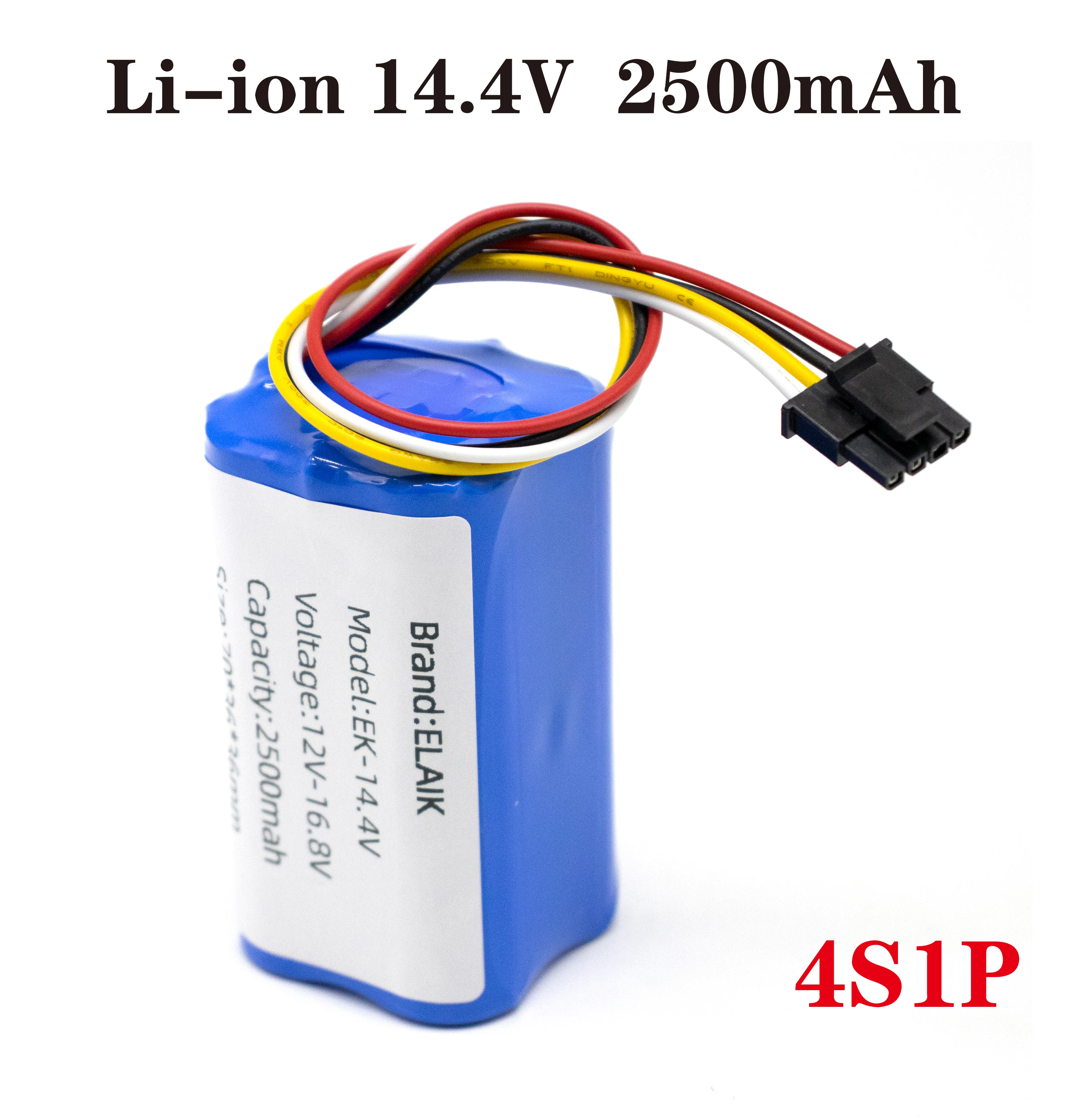 High-Capacity 14.4V Li-lon Battery 2500/3400mAh 18650 for Cecotec Conga 1290 1390 1490 1590 Genio Deluxe 370 Vacuum Cleaner
High-Capacity 14.4V Li-lon Battery 2500/3400mAh 18650 for Cecotec Conga 1290 1390 1490 1590 Genio Deluxe 370 Vacuum Cleaner