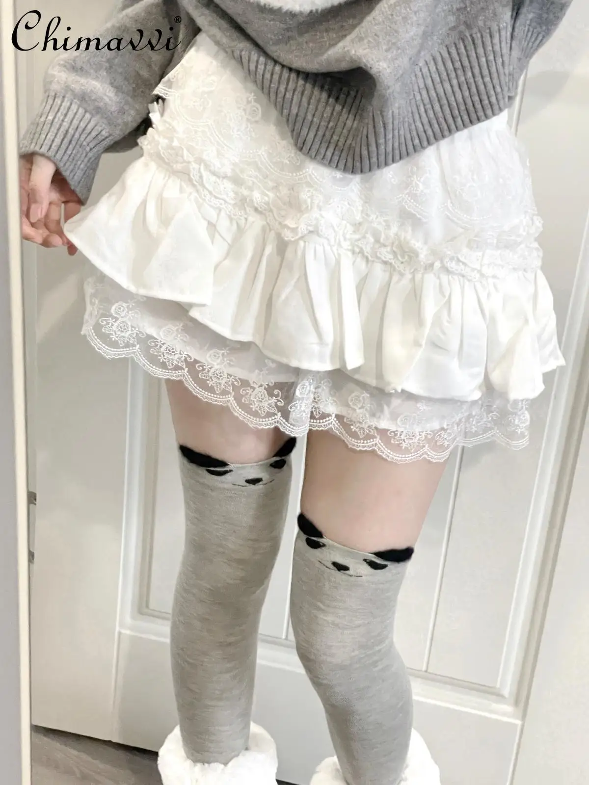 Original Pure White Cake Lace Fluffy Skirt Women 2024 Spring and Summer New Cute Japanese Style Sweet Girl Y2k Short Skirts
Original Pure White Cake Lace Fluffy Skirt Women 2024 Spring and Summer New Cute Japanese Style Sweet Girl Y2k Short Skirts