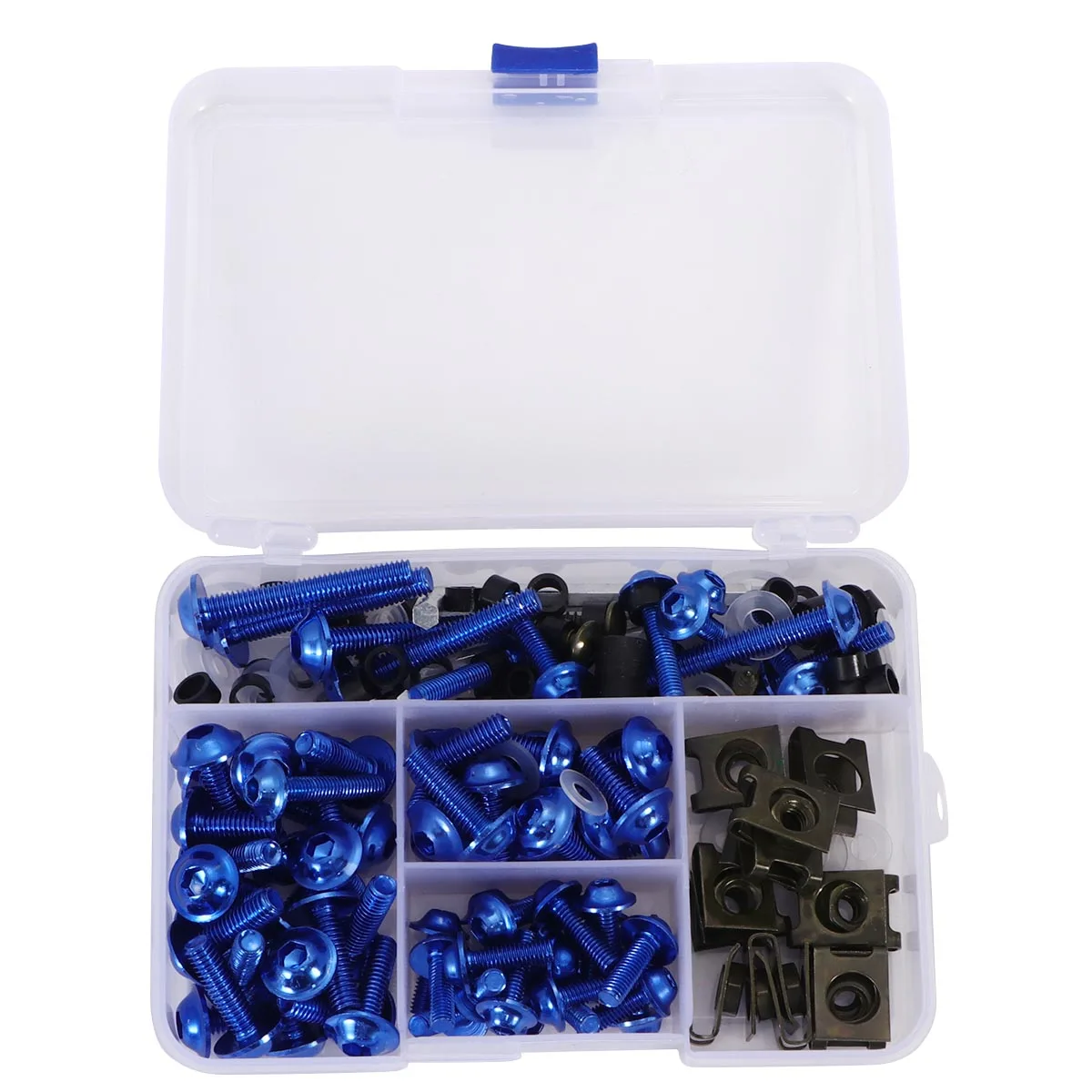 177pcs Motorcycle Fairing Screw Kit Corrosion Resistant Bolts Nuts Fit Sports Motorbikes Windscreen Bodywork Panels Hardware
177pcs Motorcycle Fairing Screw Kit Corrosion Resistant Bolts Nuts Fit Sports Motorbikes Windscreen Bodywork Panels Hardware