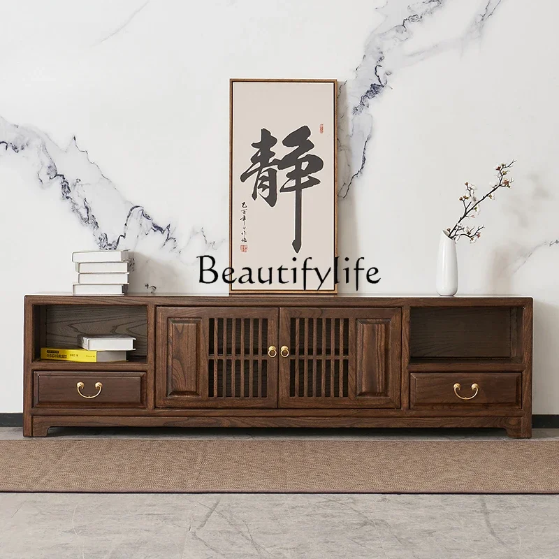 S New Chinese TV Cabinet Solid Wood Floor Cabinet Classical Old Elm Storage Zen Antique Audiovisual Cabinet
S New Chinese TV Cabinet Solid Wood Floor Cabinet Classical Old Elm Storage Zen Antique Audiovisual Cabinet