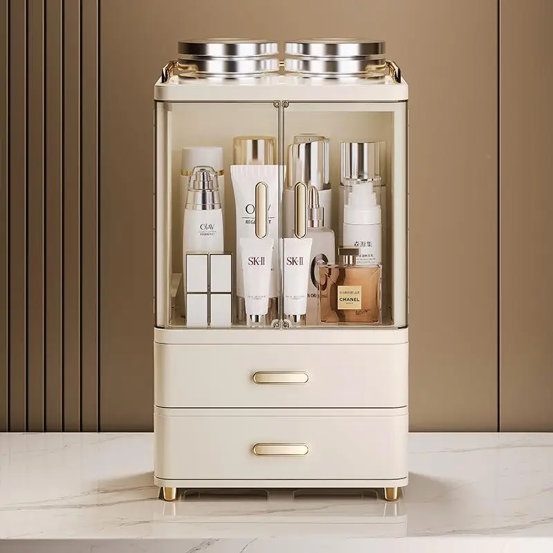 Dustproof Cosmetic Storage Box Large Capacity Bedroom Makeup Organizer Multi-functional Table Top Jewelry Box Storage Rack
Dustproof Cosmetic Storage Box Large Capacity Bedroom Makeup Organizer Multi-functional Table Top Jewelry Box Storage Rack