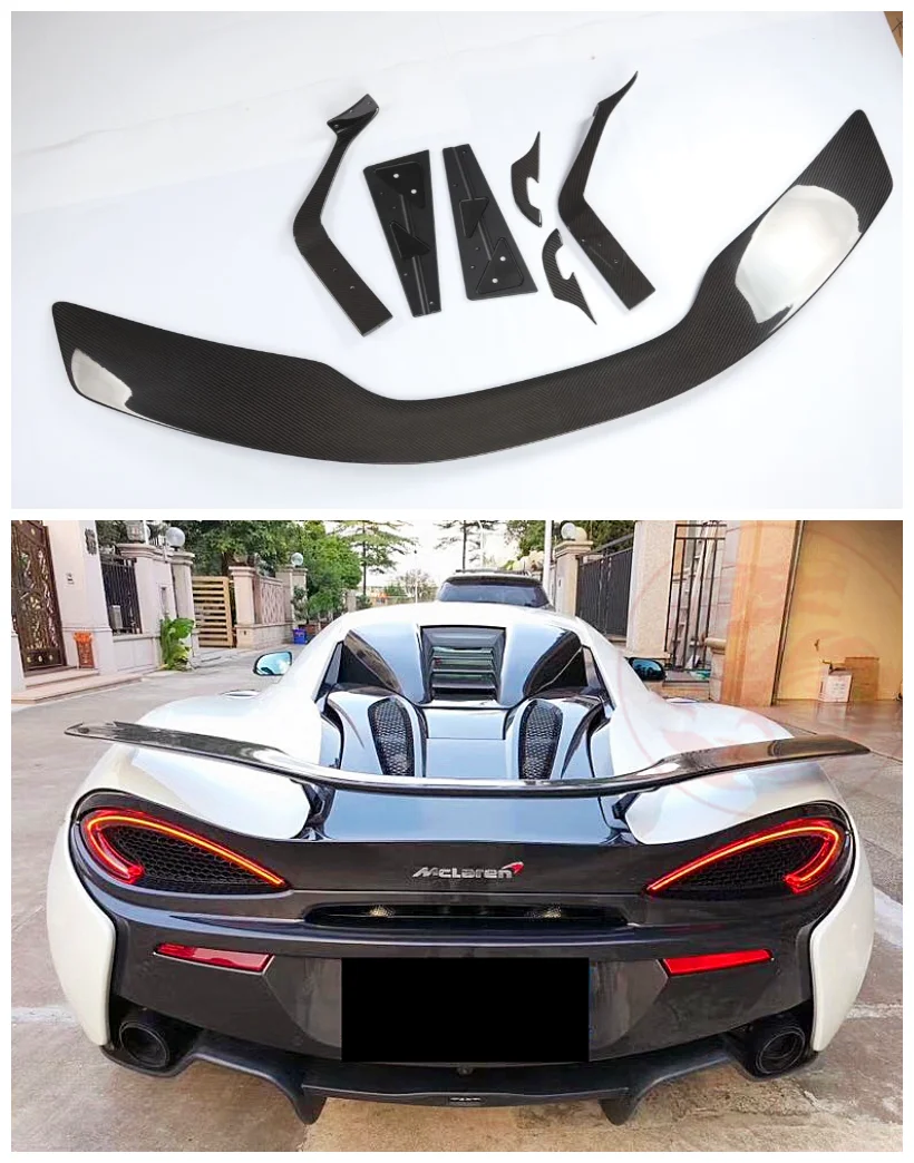 Для McLaren 540 570s 570 GT 2016 2017 2018 2019 2020 2021 2022 высококачественный спойлер из натурального углеродного волокна для багажника заднего крыла автомобиля
Для McLaren 540 570s 570 GT 2016 2017 2018 2019 2020 2021 2022 высококачественный спойлер из натурального углеродного волокна для багажника заднего крыла автомобиля