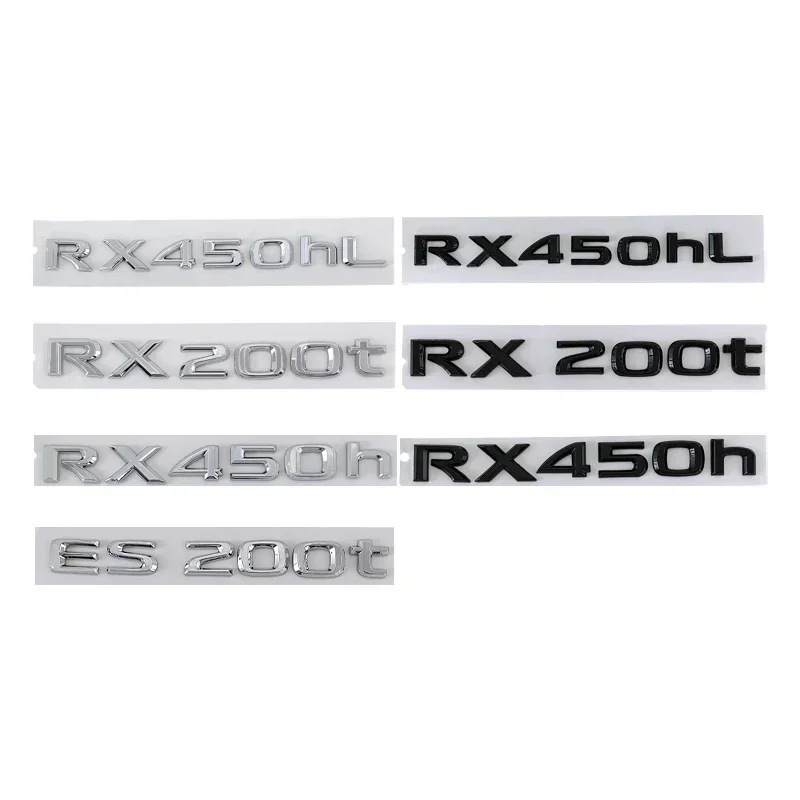 Car Sticker ABS Car Stickers For Lexus RX450hL RX200t RX450h ES200t Letter Logo Fender Side Body Rear Trunk Emblem Badge Decals
Car Sticker ABS Car Stickers For Lexus RX450hL RX200t RX450h ES200t Letter Logo Fender Side Body Rear Trunk Emblem Badge Decals