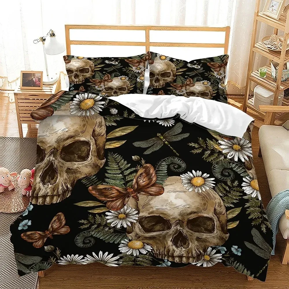 Duvet Cover Beige 3D Print Halloween Comforter Cover Set for Bedroom Super Soft Comfortable Warm Queen Bedding Set Skull
Duvet Cover Beige 3D Print Halloween Comforter Cover Set for Bedroom Super Soft Comfortable Warm Queen Bedding Set Skull