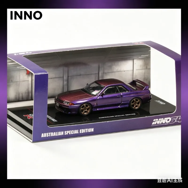 INNO 1:64 SKYLINE GTR R32 Australia Special Limited Edition, модель автомобиля из сплава, имитационный коллекционный экспонат, предмет коллекционирования для взрослых.
INNO 1:64 SKYLINE GTR R32 Australia Special Limited Edition, модель автомобиля из сплава, имитационный коллекционный экспонат, предмет коллекционирования для взрослых.