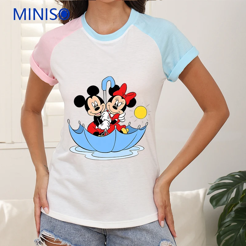 Woman Clothing Short Sleeve Tops Ladies Y2k t-Shirt Ladies Large Size Summer Cartoon Clothes Trends Disney Mickey Minnie Tees
Woman Clothing Short Sleeve Tops Ladies Y2k t-Shirt Ladies Large Size Summer Cartoon Clothes Trends Disney Mickey Minnie Tees