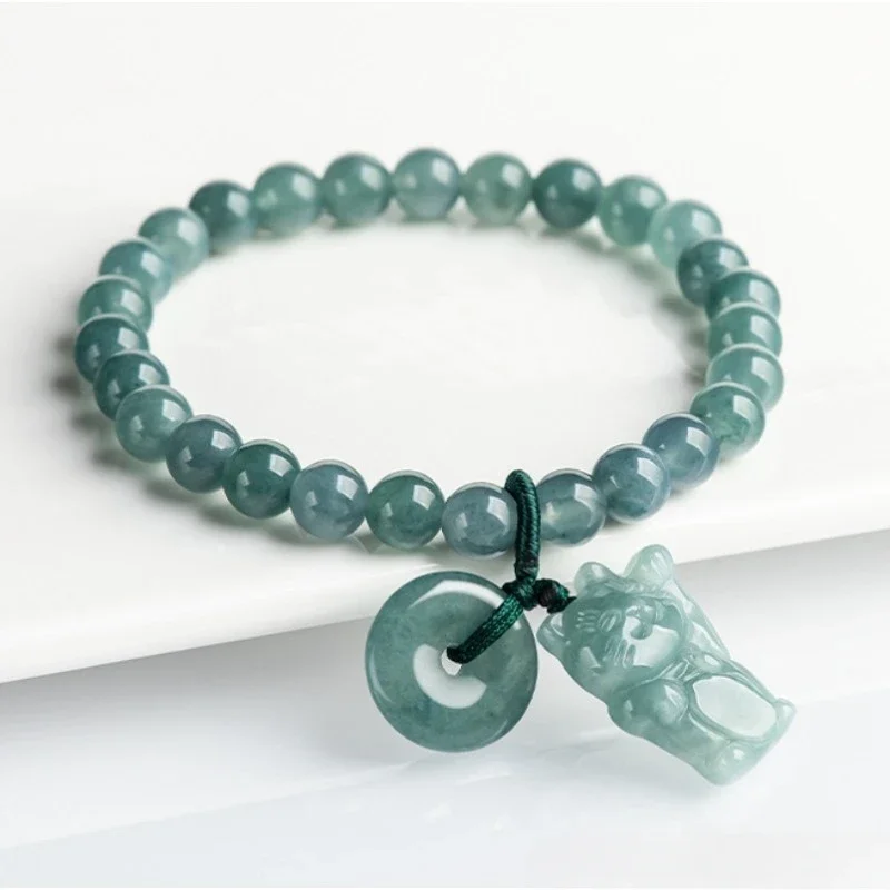 Natural A-grade Jade Bracelet, Rose Bracelet DIY Handwoven Bracelet Ice Jade Couple Men's and Women's Jewelry Bracelet
Natural A-grade Jade Bracelet, Rose Bracelet DIY Handwoven Bracelet Ice Jade Couple Men's and Women's Jewelry Bracelet
