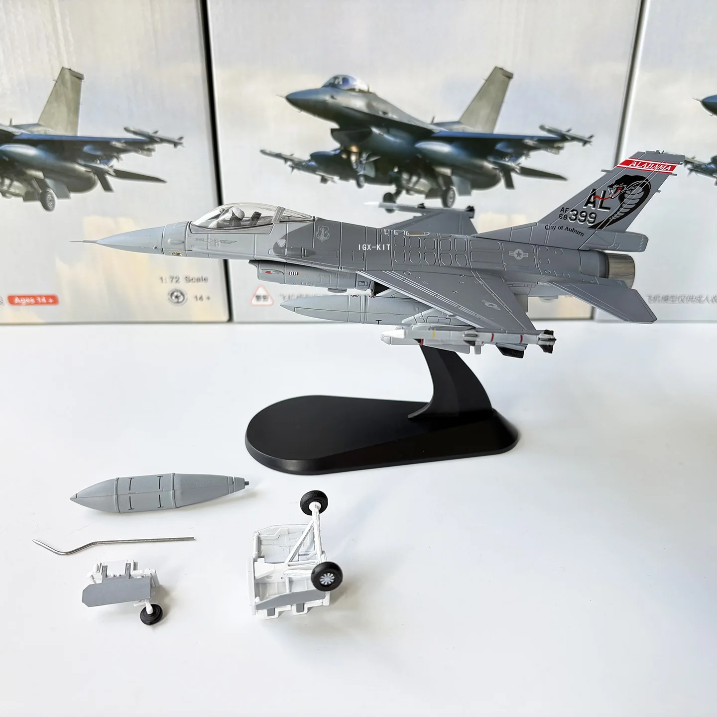 1/72 Scale U.S. F-16C Fighter Jet Rattlesnake Squadron F-16 Diecast Finished Military Plane Model Collection Ornament
1/72 Scale U.S. F-16C Fighter Jet Rattlesnake Squadron F-16 Diecast Finished Military Plane Model Collection Ornament