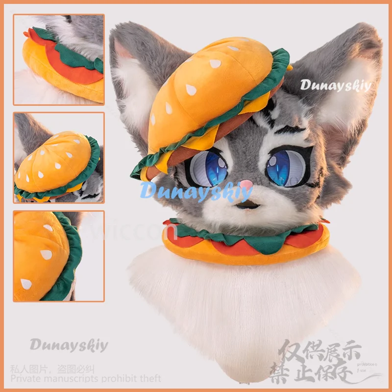 Kawaii Animal Furry Furrsuit Burger Cutecore Cosplay Headwear Costume Cute Hat Scarf Sweet Fashion Anime Uniform Cos Customized
Kawaii Animal Furry Furrsuit Burger Cutecore Cosplay Headwear Costume Cute Hat Scarf Sweet Fashion Anime Uniform Cos Customized