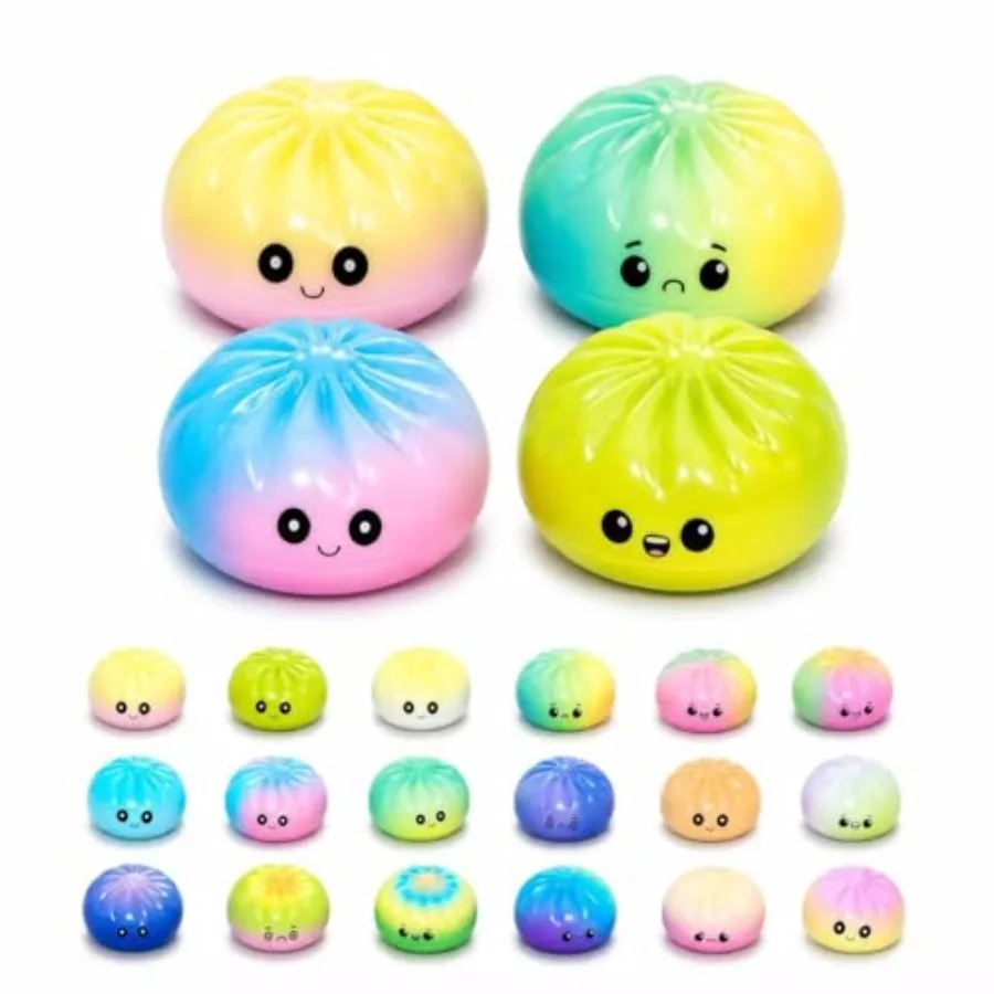 4Pcs Dumpling Squishies Mystery Box, 18 Colors Random Mystery Glitter Dumpling Squishies Toy Gift Box, Colorful Dumplings Stres
4Pcs Dumpling Squishies Mystery Box, 18 Colors Random Mystery Glitter Dumpling Squishies Toy Gift Box, Colorful Dumplings Stres