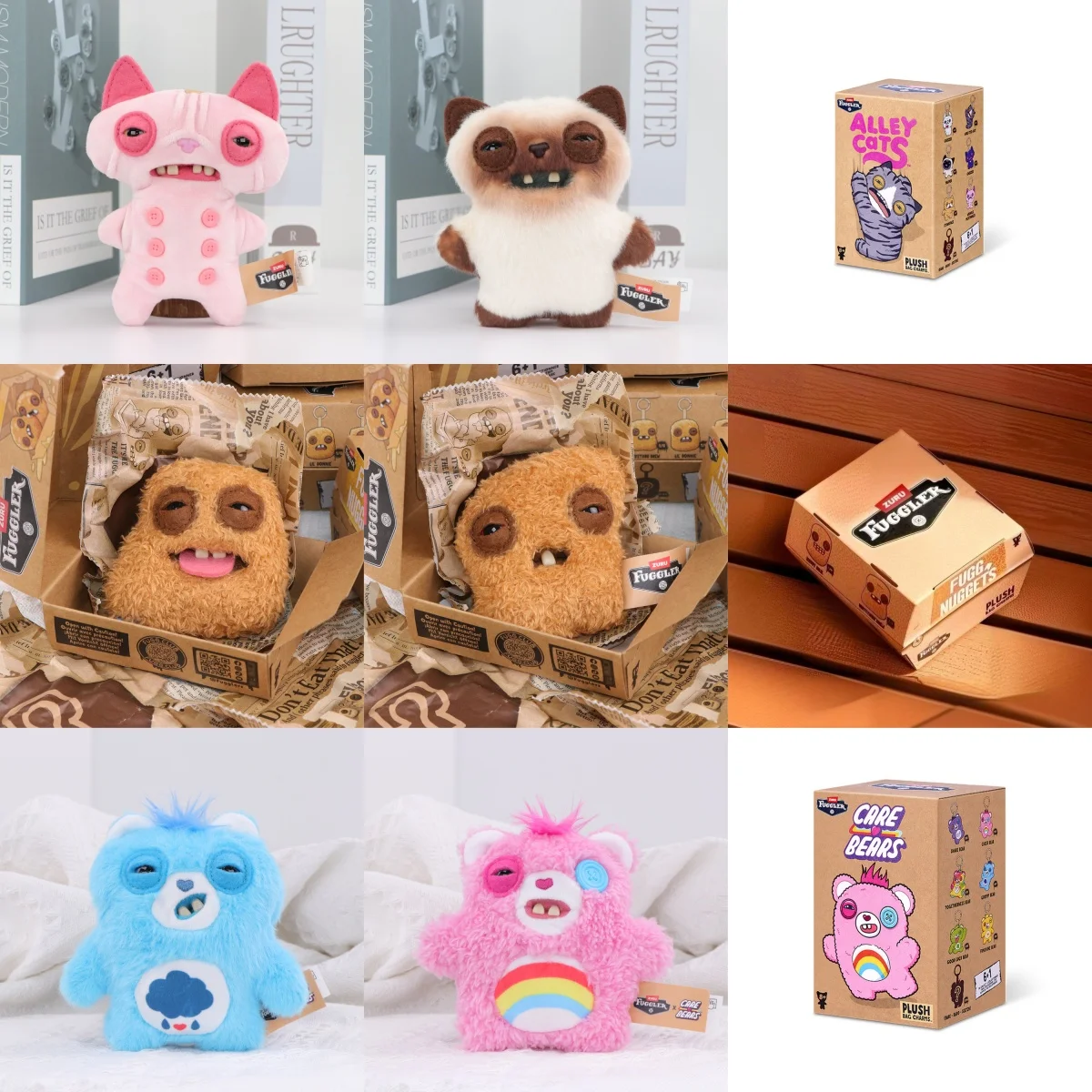 Fuggler Plush Toy Blind Box 10cm Alley Cat Care Bear Nuggest Keychain Cute Peluche Dolls Bag Pendants for Gift
Fuggler Plush Toy Blind Box 10cm Alley Cat Care Bear Nuggest Keychain Cute Peluche Dolls Bag Pendants for Gift