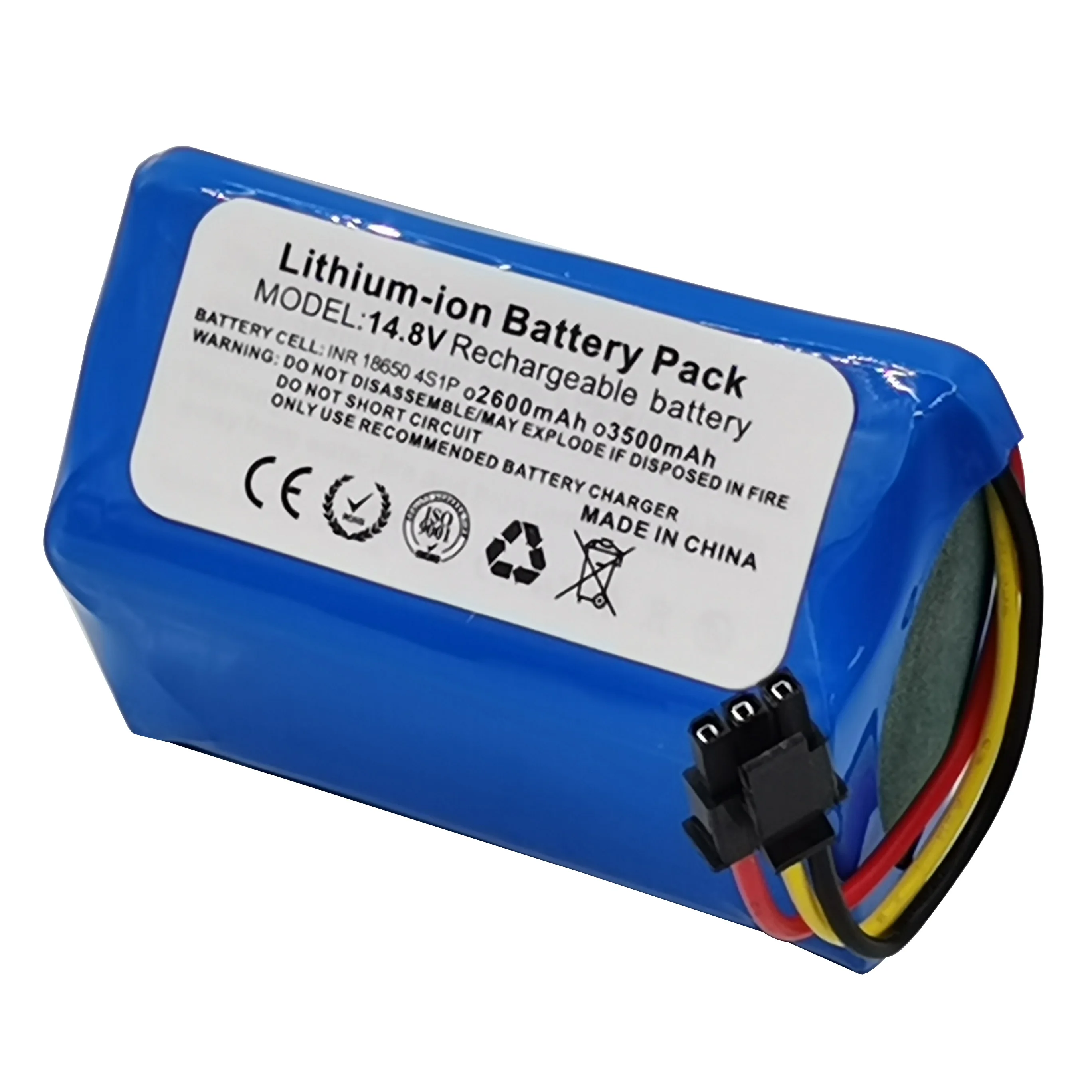 14,4 V 14,8 V 3500mAh 2600mAh литий-ионный аккумулятор для подметания робота Rover TOMEFON цилиндрическая аккумуляторная батарея G808 Haier T5
14,4 V 14,8 V 3500mAh 2600mAh литий-ионный аккумулятор для подметания робота Rover TOMEFON цилиндрическая аккумуляторная батарея G808 Haier T5
