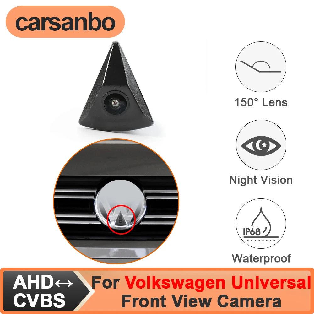 Камера переднего вида Carsanbo Fit для Volkswagen, универсальная, CCD AHD 150 ° Водонепроницаемая автомобильная камера с объективом «рыбий глаз» и ночным видением
Камера переднего вида Carsanbo Fit для Volkswagen, универсальная, CCD AHD 150 ° Водонепроницаемая автомобильная камера с объективом «рыбий глаз» и ночным видением