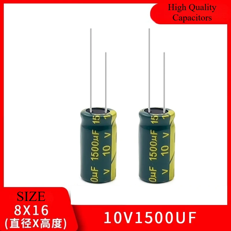 10Pcs 10V1500UF New genuine high frequency low resistance computer main board electrolytic capacitor 1500UF 10V size 8X16
10Pcs 10V1500UF New genuine high frequency low resistance computer main board electrolytic capacitor 1500UF 10V size 8X16