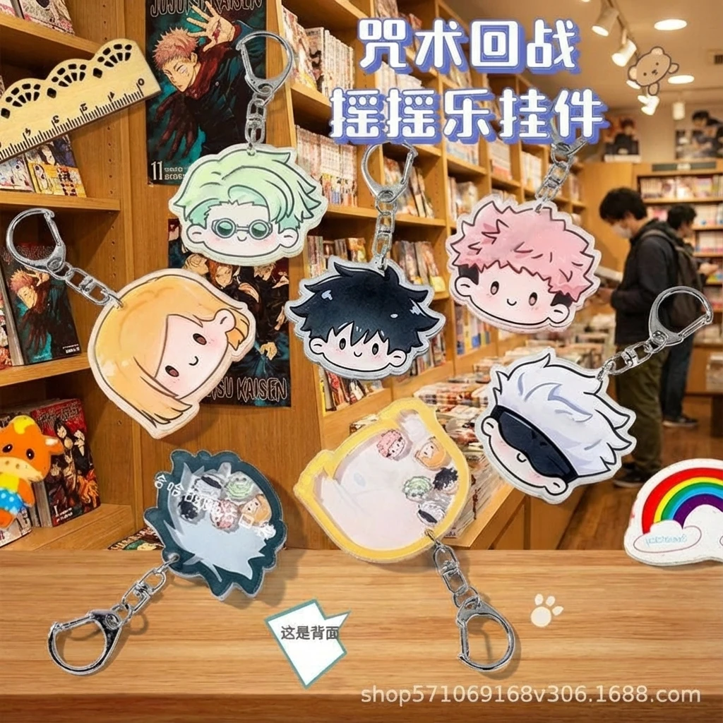 Jujutsu Kaisen аниме Yoyo брелок милый Kawaii Q версия Gojo Satoru сумка для телефона очаровательные аксессуары для девочек школьный рюкзак
Jujutsu Kaisen аниме Yoyo брелок милый Kawaii Q версия Gojo Satoru сумка для телефона очаровательные аксессуары для девочек школьный рюкзак