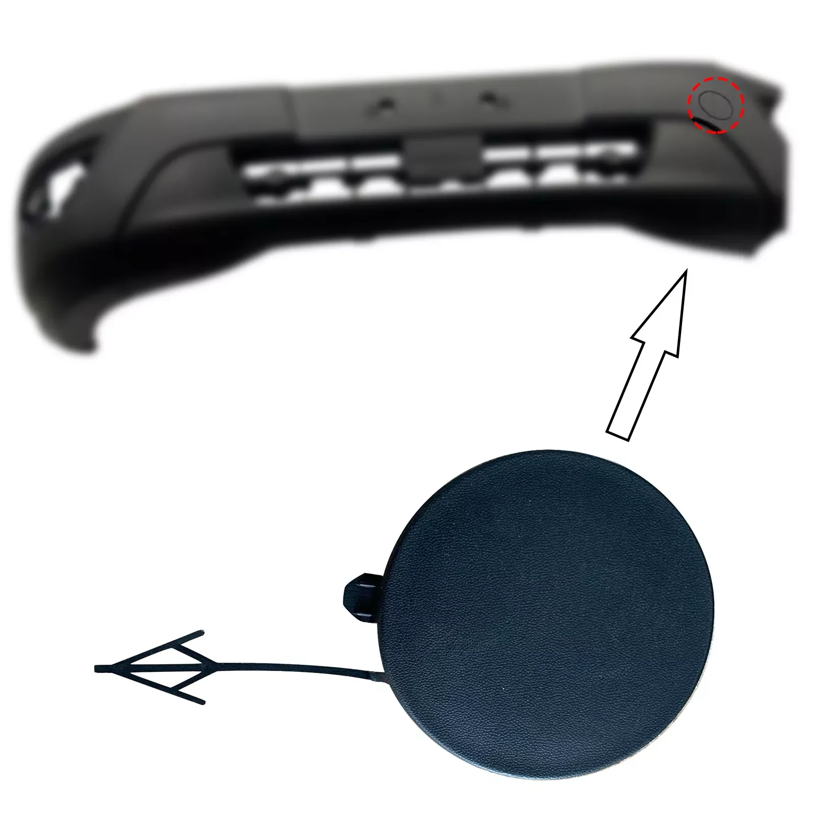 1pc Car Bumper Tow Towing Eye Hook Cover Cap Front For Ford Transit Mk9 2019-Onwards OEMKK3117A989BA Car Accessories
1pc Car Bumper Tow Towing Eye Hook Cover Cap Front For Ford Transit Mk9 2019-Onwards OEMKK3117A989BA Car Accessories