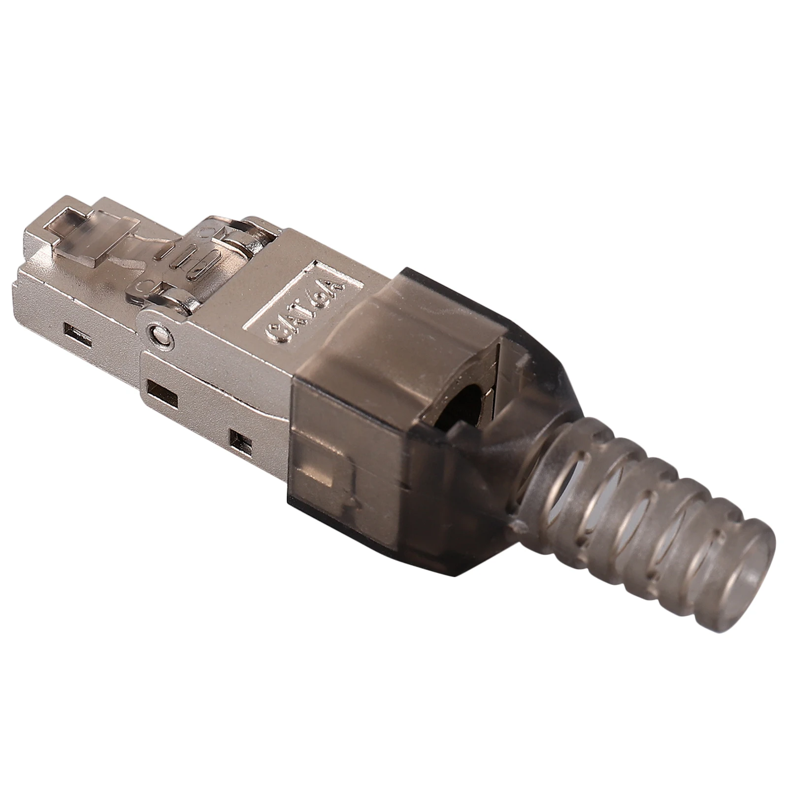 Tool-free 8-Class Modular Shielded Gold-plated Cat6A Connectors Ethernet Plugs Black Abs Crimp Network Cable Ends
Tool-free 8-Class Modular Shielded Gold-plated Cat6A Connectors Ethernet Plugs Black Abs Crimp Network Cable Ends