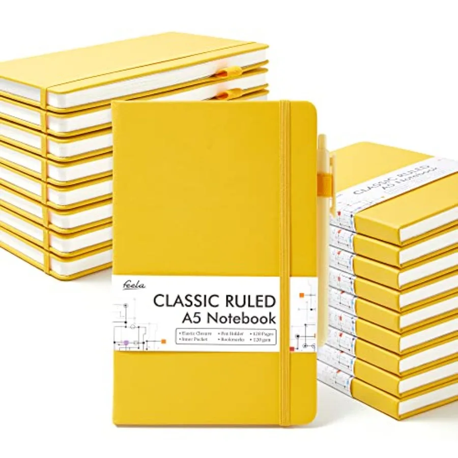 18 Pack Journal Notebook for Work, Business Notebook Bulk Hardcover Lined Writing Journal with Pen Holder for Men Women Note Ta
18 Pack Journal Notebook for Work, Business Notebook Bulk Hardcover Lined Writing Journal with Pen Holder for Men Women Note Ta