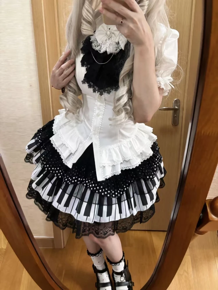 Летняя Y2k Готический Панк Черно-Белая Короткая Юбка Женская Hot Chick Darkly Polka Dot Юбка-тортик с рюшами Милая Шикарная Лолита Кружевные Юбки
Летняя Y2k Готический Панк Черно-Белая Короткая Юбка Женская Hot Chick Darkly Polka Dot Юбка-тортик с рюшами Милая Шикарная Лолита Кружевные Юбки