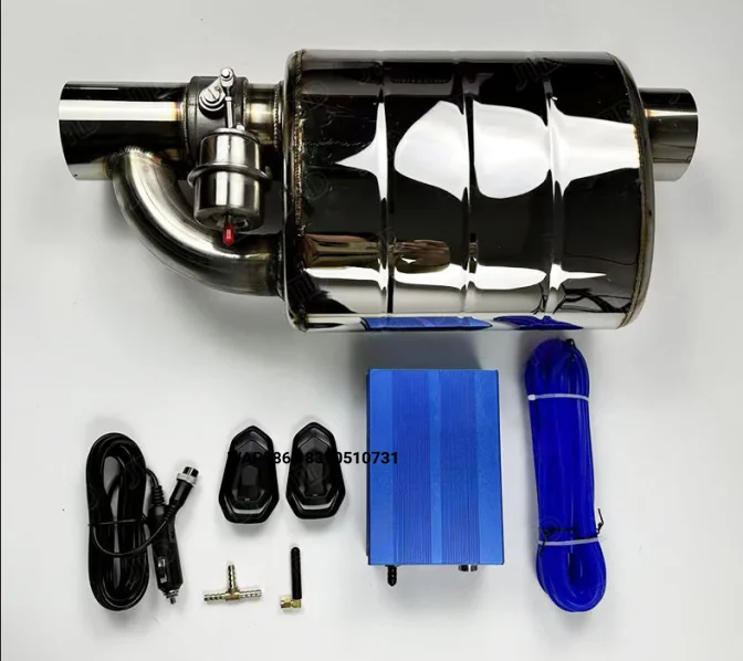High Quality Stainless Steel 63mm Universal Car Exhaust Muffler Adjustable Sound with Remote Valve
High Quality Stainless Steel 63mm Universal Car Exhaust Muffler Adjustable Sound with Remote Valve