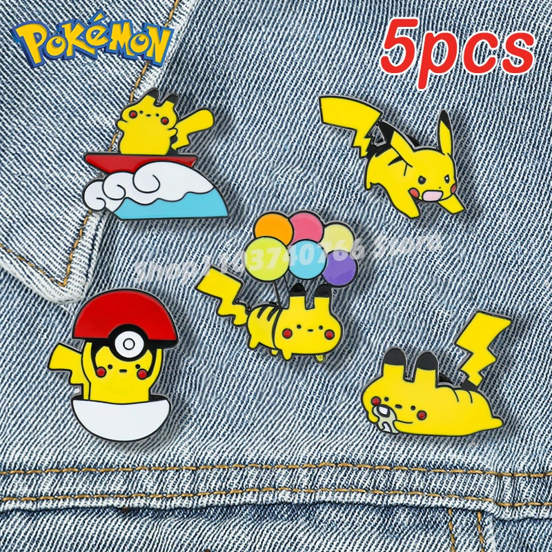 1set Pokemon Pikachu Enamel Pins Anime Kawaii Creative Pikachu Backpack Metal Badge Accessory for Women Man Metal Badge Jewelry
1set Pokemon Pikachu Enamel Pins Anime Kawaii Creative Pikachu Backpack Metal Badge Accessory for Women Man Metal Badge Jewelry