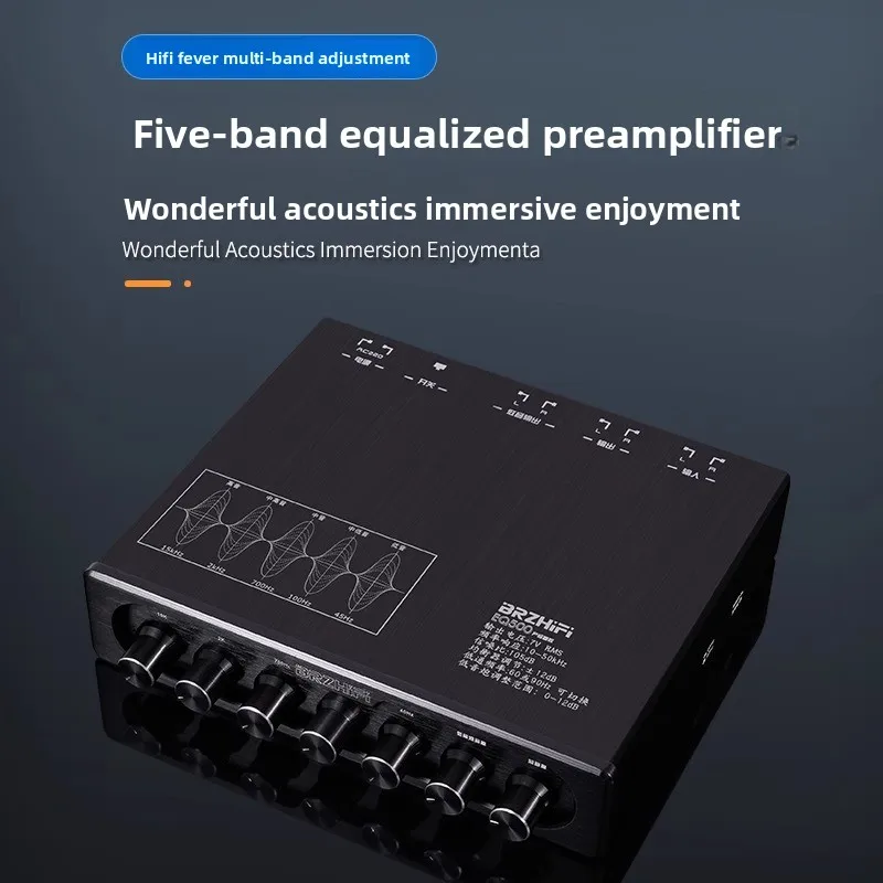Weiliang EQ500SE Audiophile Pre-Amplifier 5-Band EQ Tone Audio Processor Small Mixer
Weiliang EQ500SE Audiophile Pre-Amplifier 5-Band EQ Tone Audio Processor Small Mixer