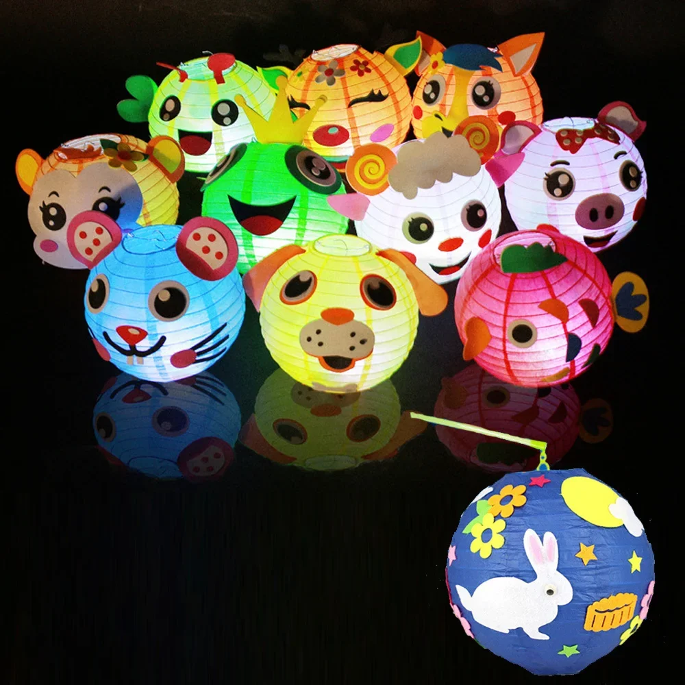 10pcs Cartoon Animal Paper Festival Lantern Round LED Light Lamp Rod for Decoration Birthday Christmas Halloween Festival
10pcs Cartoon Animal Paper Festival Lantern Round LED Light Lamp Rod for Decoration Birthday Christmas Halloween Festival