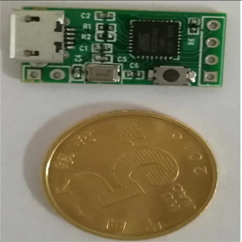 Mini USB to Serial Port, Keyboard and Mouse Controller, Development Board
Mini USB to Serial Port, Keyboard and Mouse Controller, Development Board
