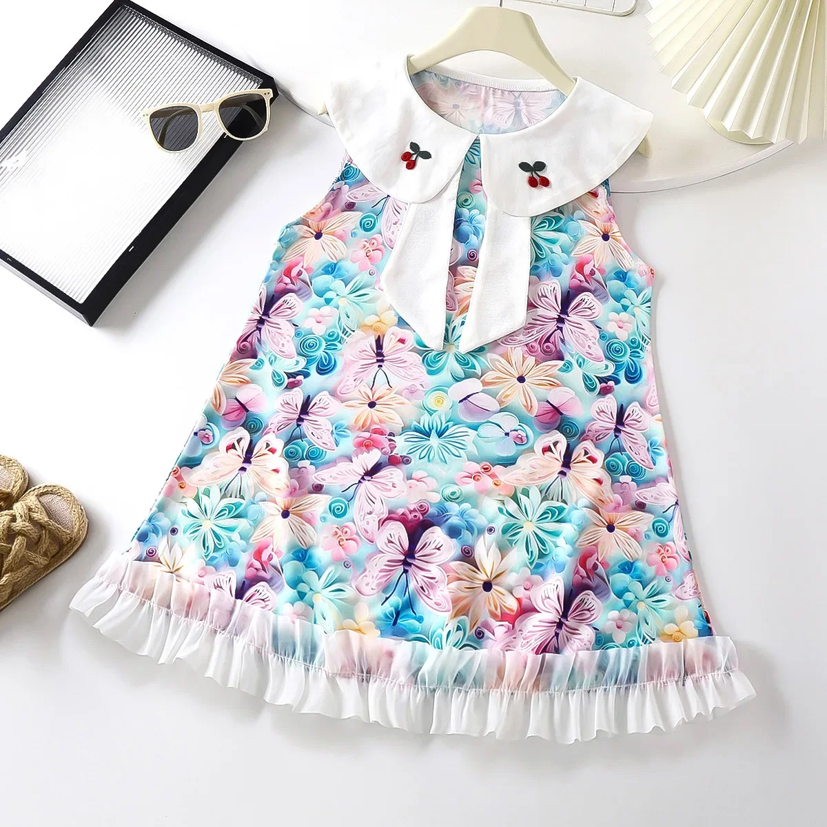 New 2025 Girls Summer Dress Kids Cute Baby Doll Collar 3D Flower Print Sleeveless Princess A-line Dresses Sundress Clothing
New 2025 Girls Summer Dress Kids Cute Baby Doll Collar 3D Flower Print Sleeveless Princess A-line Dresses Sundress Clothing