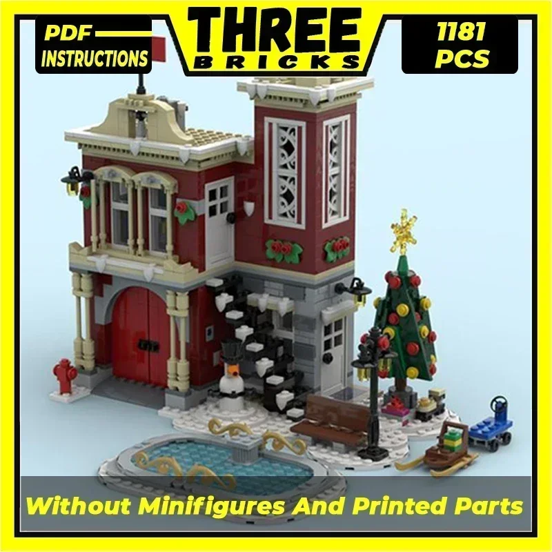 Moc Building Bricks Модель с видом на улицу Зимняя деревня Пожарная станция Технология Модульные блоки Подарочные рождественские игрушки DIY Набор в сборе
Moc Building Bricks Модель с видом на улицу Зимняя деревня Пожарная станция Технология Модульные блоки Подарочные рождественские игрушки DIY Набор в сборе