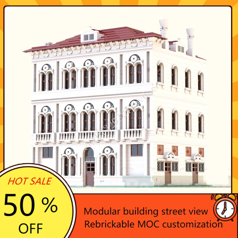 4978 шт. Ca' Vendramin Calergi модульная MOC креативная модель с видом на улицу, строительные блоки, архитектура, сделай сам, образовательная модель, игрушки, подарки
4978 шт. Ca' Vendramin Calergi модульная MOC креативная модель с видом на улицу, строительные блоки, архитектура, сделай сам, образовательная модель, игрушки, подарки