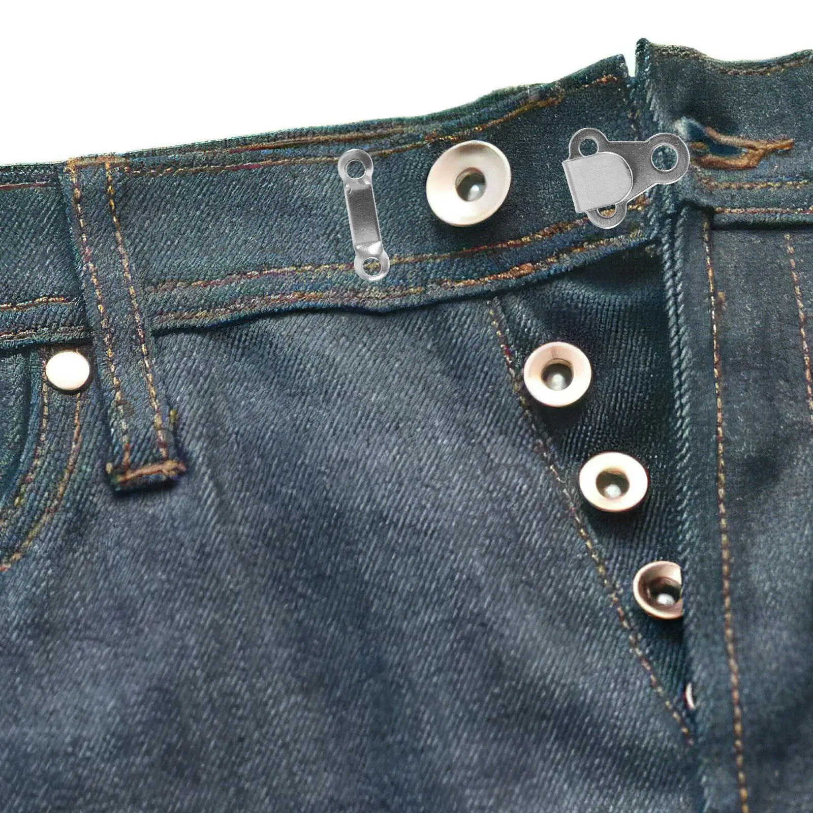 10 Sets Trousers Hook Sufficient Pant Hooks Metal and Eye Sewing Skirt Pants Button Clothing Accessories Supplies
10 Sets Trousers Hook Sufficient Pant Hooks Metal and Eye Sewing Skirt Pants Button Clothing Accessories Supplies