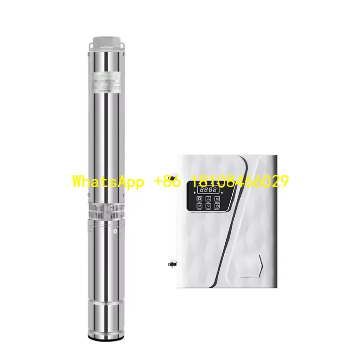 High Efficiency 750W DC 72V Brushless Stainless Steel Solar Submersible Pump for Irrigation High Pressure Water Supply
High Efficiency 750W DC 72V Brushless Stainless Steel Solar Submersible Pump for Irrigation High Pressure Water Supply