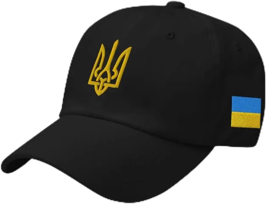 Ukraine Tryzub Trident Hat Slava Ukrani Embroidered Adjustable Dad Hat Baseball Cap Ukraine Support Casual Wear Unisex
Ukraine Tryzub Trident Hat Slava Ukrani Embroidered Adjustable Dad Hat Baseball Cap Ukraine Support Casual Wear Unisex