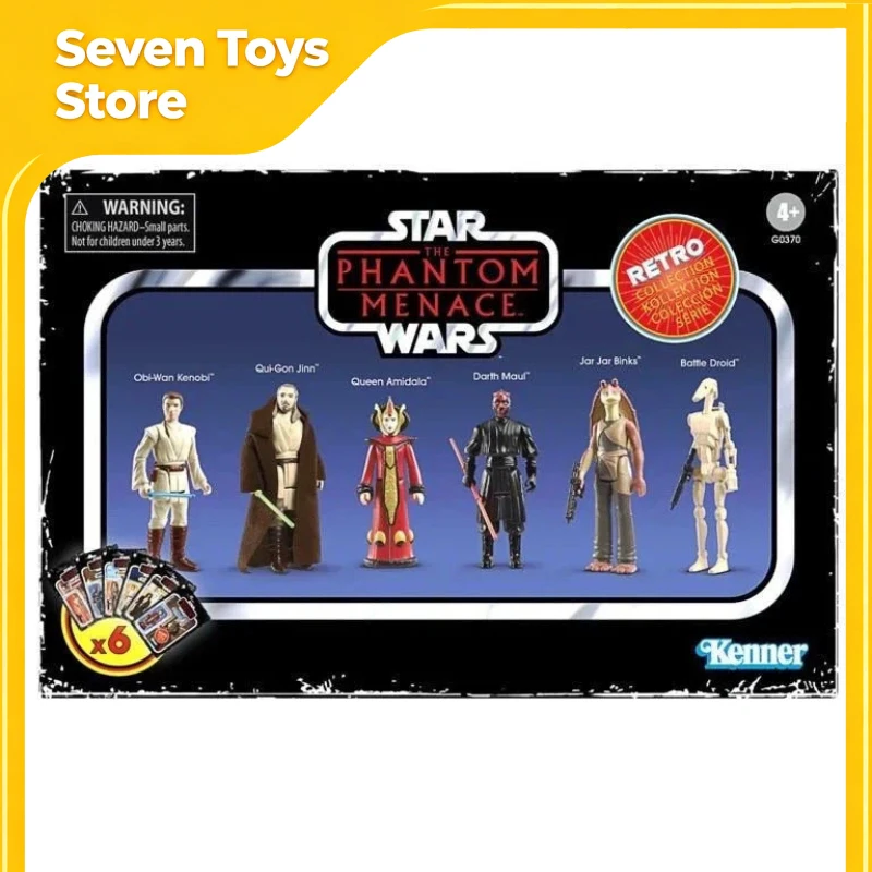3.75-Inch Star Wars The Phantom Menace Retro Collection 6-Pack Action Figure Darth Maul Battle Droid Collect Toy Desk Decor Gift
3.75-Inch Star Wars The Phantom Menace Retro Collection 6-Pack Action Figure Darth Maul Battle Droid Collect Toy Desk Decor Gift