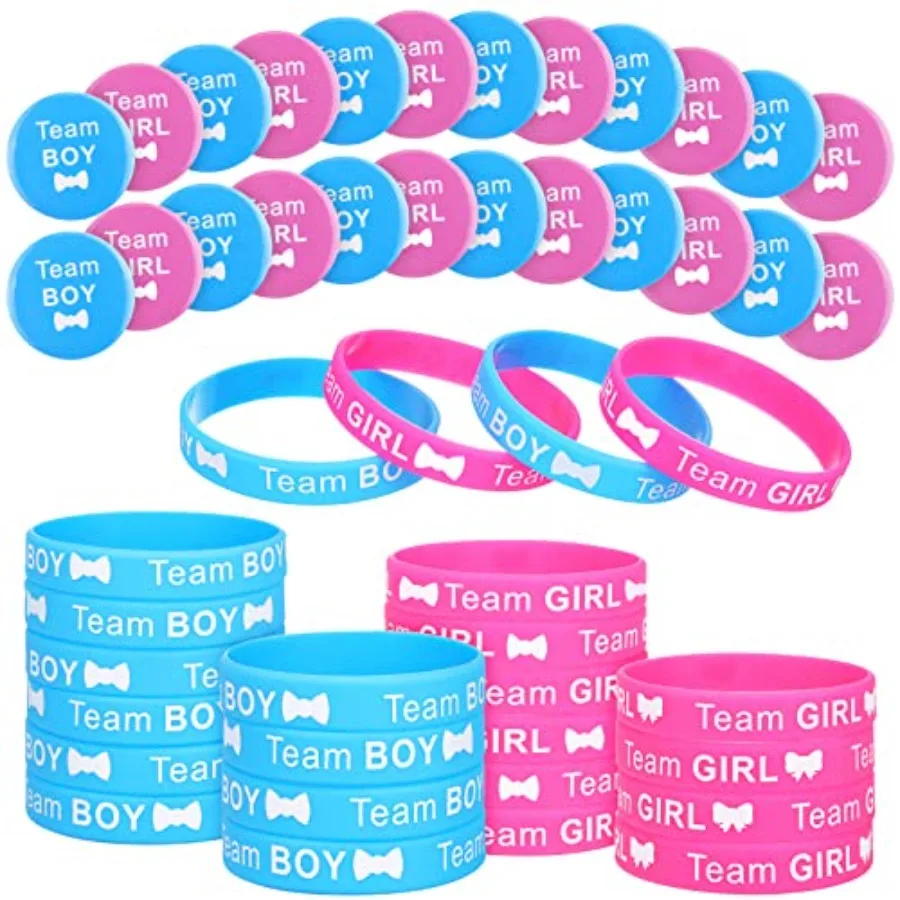 72 Pcs Gender Reveal Decorations 36 Team Pink and Blue Pins and 36 Silicone Wristbands Party Favors Supplies Ideas, Gender Reve
72 Pcs Gender Reveal Decorations 36 Team Pink and Blue Pins and 36 Silicone Wristbands Party Favors Supplies Ideas, Gender Reve