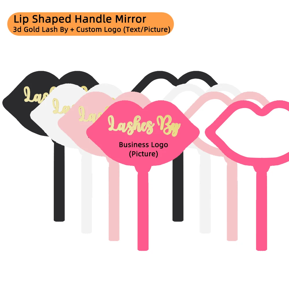 1 Pc Custom Logo Lip Shaped Mirror Black Pink White Red 3d Gold Lashes By Eyelash Extension Mirrors Personalized Handheld
1 Pc Custom Logo Lip Shaped Mirror Black Pink White Red 3d Gold Lashes By Eyelash Extension Mirrors Personalized Handheld